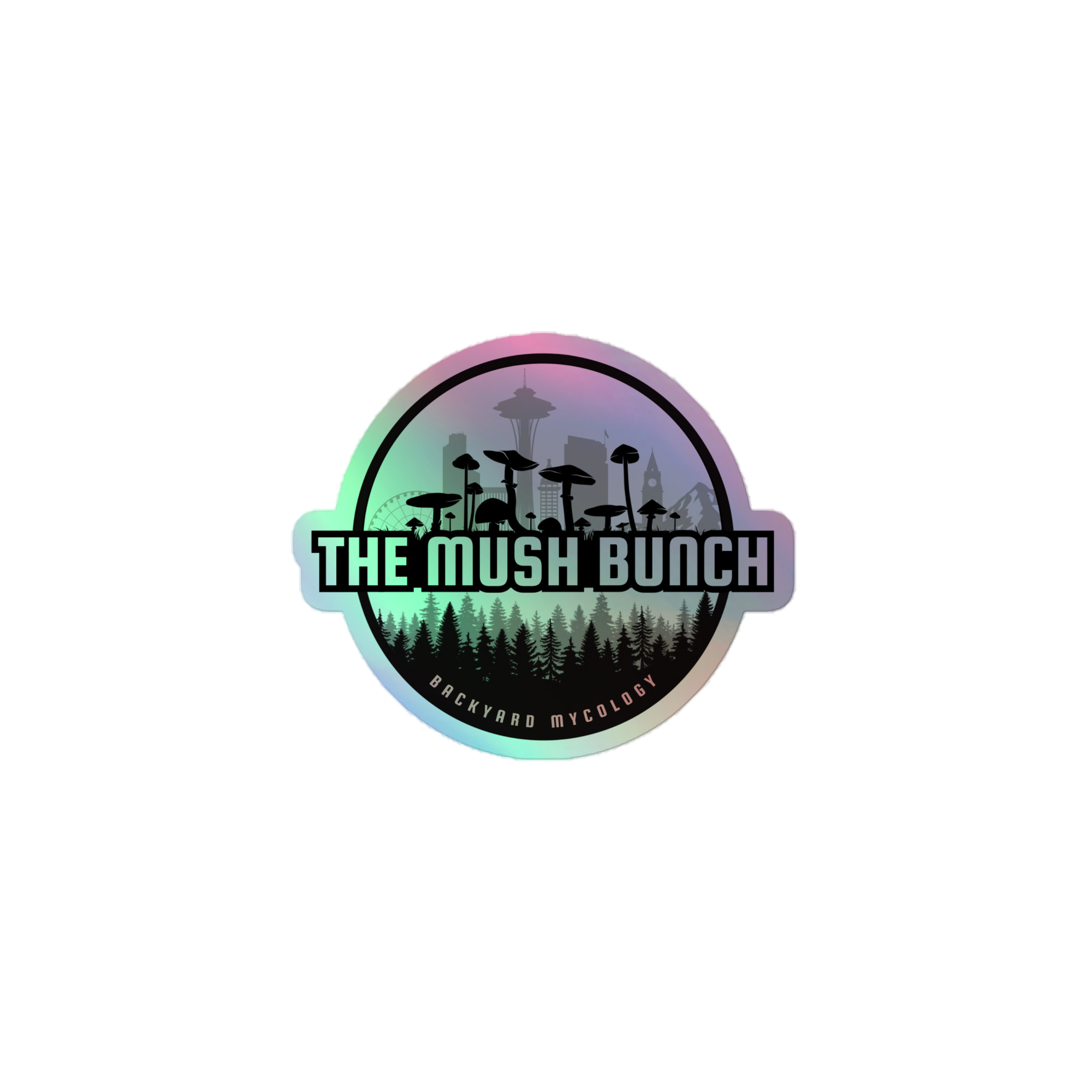 Mush Bunch Holographic stickers - Image 2