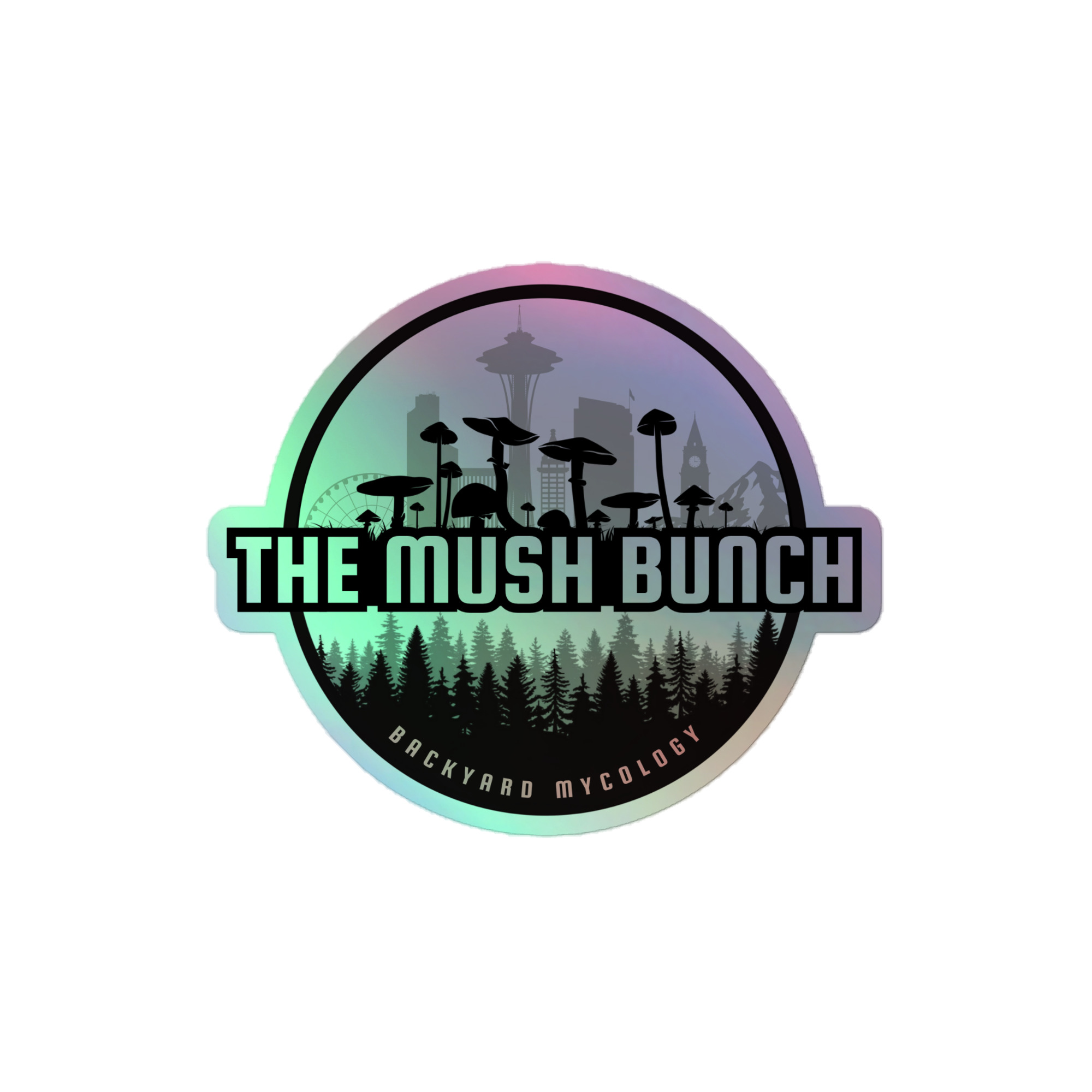 Mush Bunch Holographic stickers - Image 3